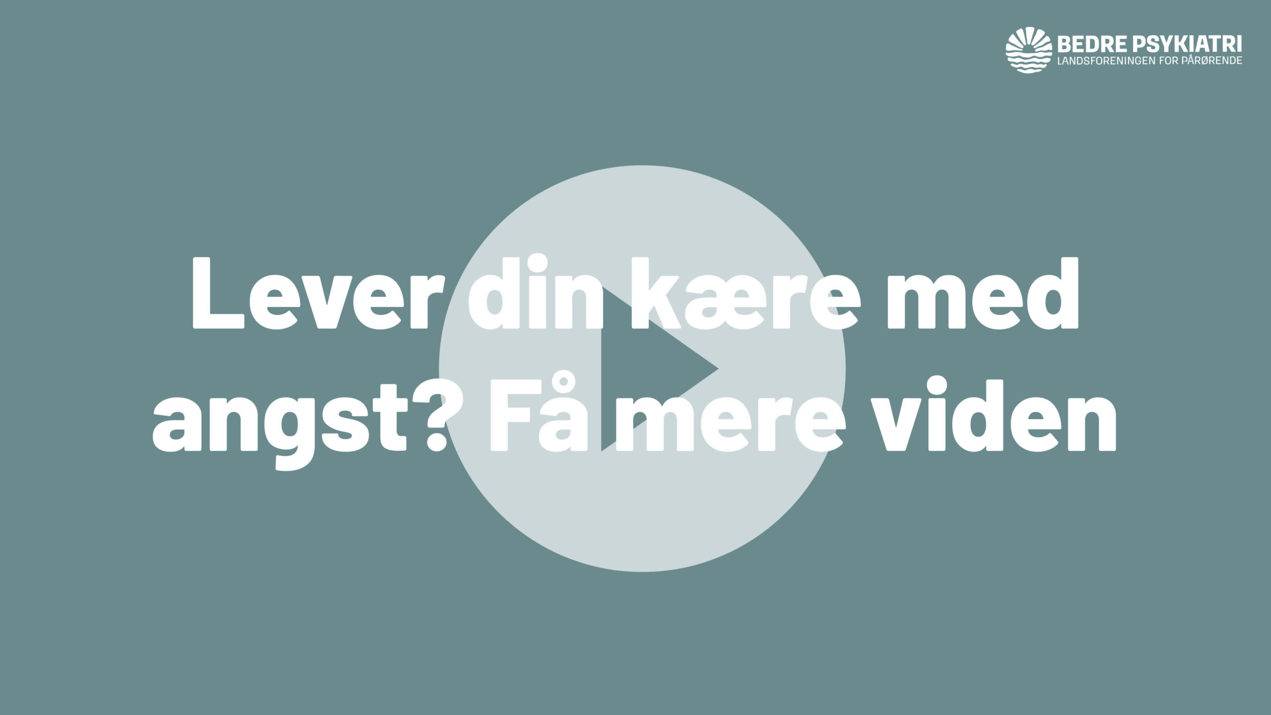 Thumbnail til webinar om angst