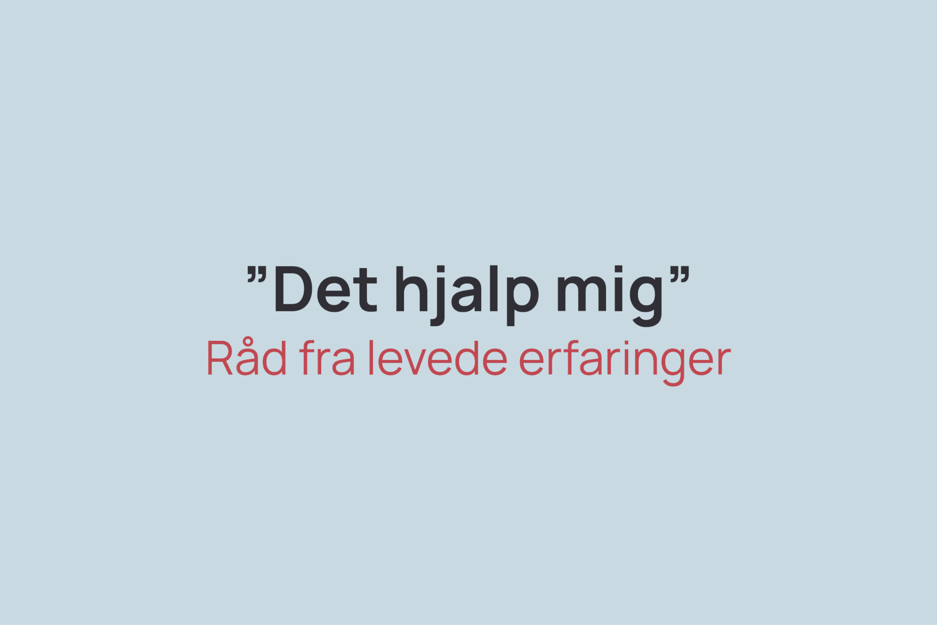 Kirstis datter mistrives: Her er hendes syv råd til forældre